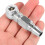 Air Attachment for Compressor Tire Chuck Silver Alloy 1 Set 5