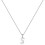 925 Sterling Silver Initial Pendant Necklace with Figaro 1