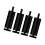 Black Adjustable Sofa Feet 10cm 4 Pcs 5