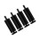 Black Adjustable Sofa Feet 10cm 4 Pcs 3