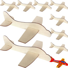 Wooden Airplane Model Kits Unfinished 10 Pcs