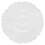 Ceiling Hole Cover Plate White Circular 1 Pc 1