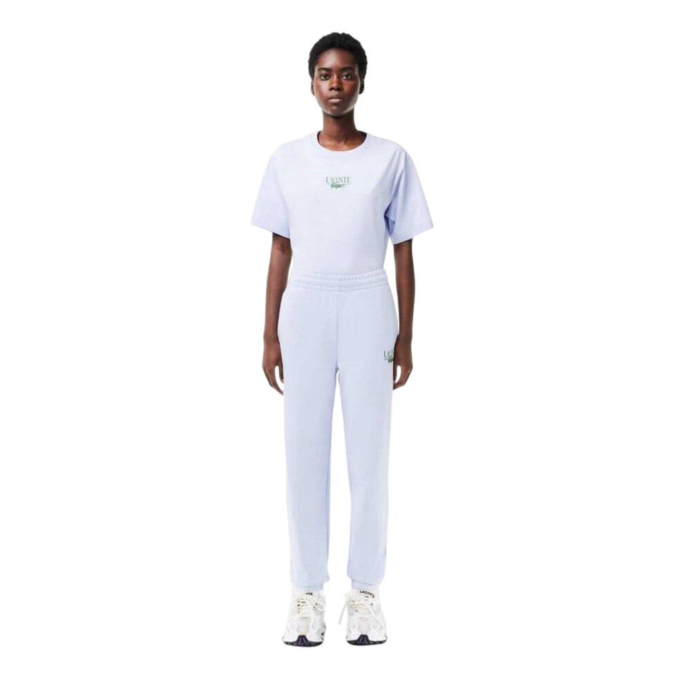 Lacoste (6 Uk R, Blue) Womens/Ladies Loungewear Fleece Relaxed Fit Joggers