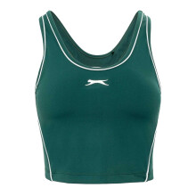 (14 UK, Forest Green) Slazenger Womens/Ladies Logo Racerback Vest Top