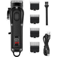 Cordless Hair Clippers for Men with LED Display and