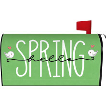 Spring Mailbox Cover Magnetic Waterproof Outdoor Decor