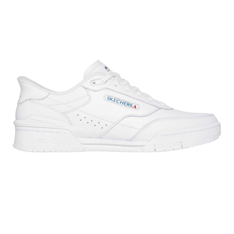 Skechers (9.5 Uk, White/Blue) Mens Recoil Trainers