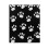 Dog Paws White Blackout Curtains for Sliding Glass Doors 2 4