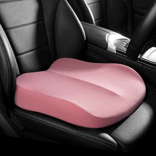 Memory Foam Car Seat Cushion Wedge Pink