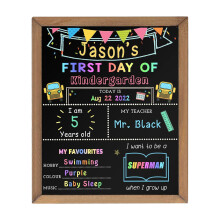 MOQIN Chalkboard Sign Wooden 10x12 inch