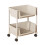 Kitchen Storage Trolley with Shelving for Living Room and 5