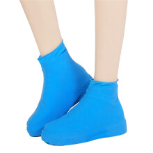Waterproof Silicone Shoe Covers Blue Reusable