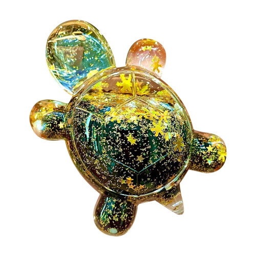 Exploding Flash Turtle Toy Black 2.36x3.54 in