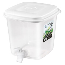 Water Dispenser with Lid Square 3.5L Kitchen Essential