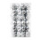 Silver Shatterproof Christmas Ornaments Set 48PCS 1