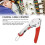 Crimping Pliers with Spring and Rubber Handle for RG59 RG6 2
