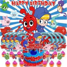 Morphle Birthday Plates Decorations 12 pcs