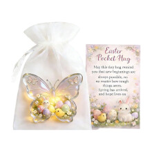 Easter Decorations Multicolor Pocket Cards 12 Pack