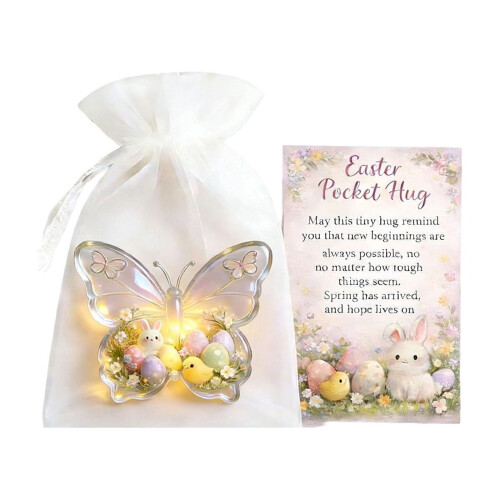 Easter Decorations Multicolor Pocket Cards 12 Pack