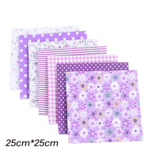 Patchwork Fabric Bundle Soft Quilting Squares 7 pcs 9.84 x