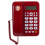Red Wired Desk Phone with Caller ID for Home Office 1
