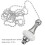 White Ceiling Fan Pull Chain Extension 36 Inch 2