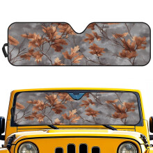 Windshield Sun Shade for Jeep Wrangler JL 2024–2025 Brown