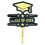 Cake Inserts Graduation Theme Glitter Diploma Cap 24 pcs 1