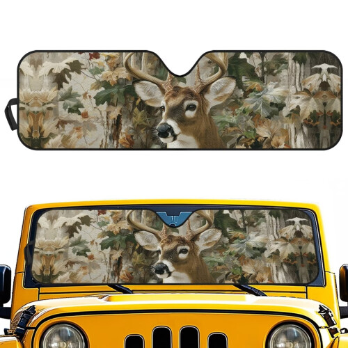 Windshield Sun Shade for Jeep Wrangler JL/JLU and Gladiator