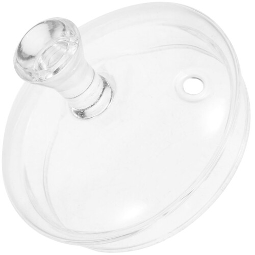 Transparent Teapot Lid Glass Cover 2 pcs 1