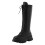 Women's Knee-High Gothic Lace-Up Boots Black Size 7.5 1
