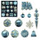 Christmas Decorations Gold Electroplated Plastic Balls 60 6