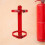 LEORX Fire Extinguisher Holder Bracket Universal Red 4
