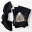 Black Cotton Cloth Napkins 30x30cm 8-Pack 1