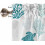 Turquoise Coastal Kitchen Curtains and Valances Set 36 inch 5