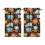Pumpkin Pattern Tier Curtains Rustic Fall 2 Pack 27.5x39 1