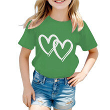 Girls Knot Tunic Top Green Size 14-16