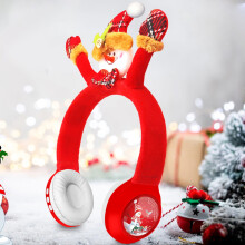 Bluetooth Wireless Headset for Kids, Festive Santa Design