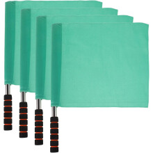 Volleyball Referee Flags with Sponge Handles 4 Pcs