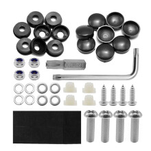 License Plate Screws Stainless Steel Anti-Theft 4-Pack