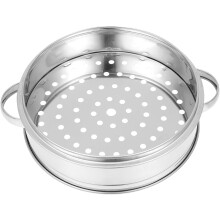 Stainless Steel Steamer Basket with Handle for 18cm Pots