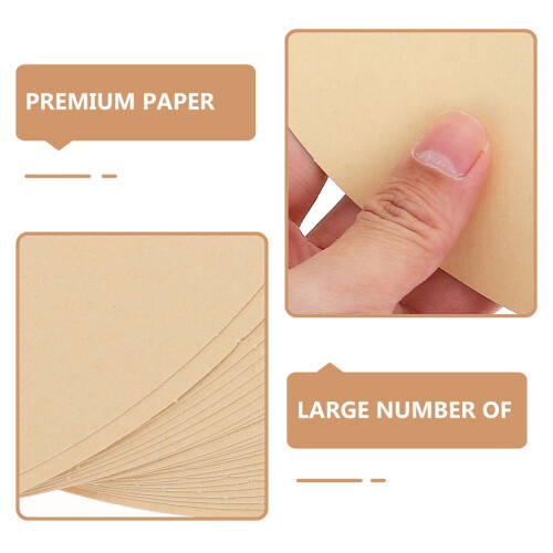 Journaling Drawing Paper Light Brown 25 Sheets 11.4 x 11.4 2