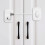 Refrigerator Lock with Silicone Wire Protection 2 pcs 4