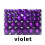 Christmas Balls Plastic Shatterproof 100 Pcs Purple 1