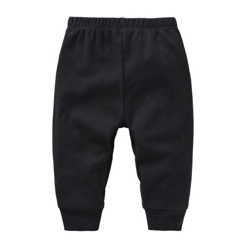 Children's Pants Solid Color Casual Basic 12M Black