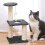 Cat Tree with Sisal Pole Climbing Frame and Toys 4
