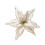 Glitter Poinsettia Christmas Tree Decorations with Clips 1