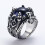 Dark Wizard Ghost Eye Ring Stainless Steel Men Size 7-13 3