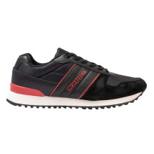 (9.5 UK, Black/Red) Kappa Mens Trainers