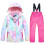Girls' Ski Jacket and Pants Set Size 7 1
